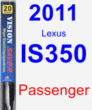 Passenger Wiper Blade for 2011 Lexus IS350 - Vision Saver