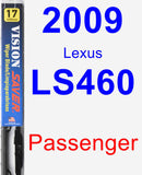 Passenger Wiper Blade for 2009 Lexus LS460 - Vision Saver