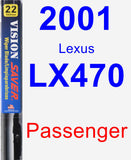 Passenger Wiper Blade for 2001 Lexus LX470 - Vision Saver