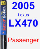 Passenger Wiper Blade for 2005 Lexus LX470 - Vision Saver