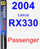 Passenger Wiper Blade for 2004 Lexus RX330 - Vision Saver