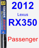 Passenger Wiper Blade for 2012 Lexus RX350 - Vision Saver