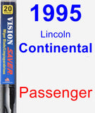 Passenger Wiper Blade for 1995 Lincoln Continental - Vision Saver