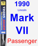 Passenger Wiper Blade for 1990 Lincoln Mark VII - Vision Saver