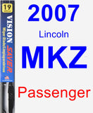 Passenger Wiper Blade for 2007 Lincoln MKZ - Vision Saver