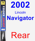 Rear Wiper Blade for 2002 Lincoln Navigator - Vision Saver