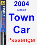 Passenger Wiper Blade for 2004 Lincoln Town Car - Vision Saver