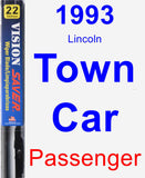 Passenger Wiper Blade for 1993 Lincoln Town Car - Vision Saver