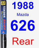 Rear Wiper Blade for 1988 Mazda 626 - Vision Saver
