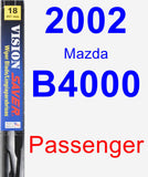 Passenger Wiper Blade for 2002 Mazda B4000 - Vision Saver