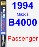 Passenger Wiper Blade for 1994 Mazda B4000 - Vision Saver