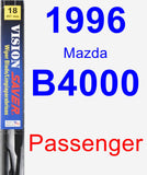 Passenger Wiper Blade for 1996 Mazda B4000 - Vision Saver