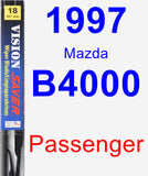 Passenger Wiper Blade for 1997 Mazda B4000 - Vision Saver