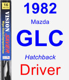 Driver Wiper Blade for 1982 Mazda GLC - Vision Saver