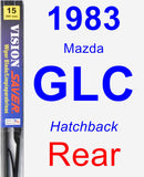 Rear Wiper Blade for 1983 Mazda GLC - Vision Saver