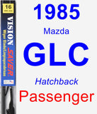 Passenger Wiper Blade for 1985 Mazda GLC - Vision Saver