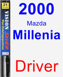 Driver Wiper Blade for 2000 Mazda Millenia - Vision Saver