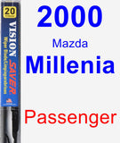 Passenger Wiper Blade for 2000 Mazda Millenia - Vision Saver