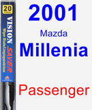 Passenger Wiper Blade for 2001 Mazda Millenia - Vision Saver