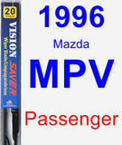 Passenger Wiper Blade for 1996 Mazda MPV - Vision Saver