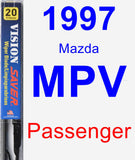 Passenger Wiper Blade for 1997 Mazda MPV - Vision Saver