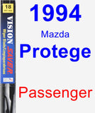 Passenger Wiper Blade for 1994 Mazda Protege - Vision Saver