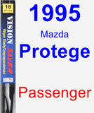 Passenger Wiper Blade for 1995 Mazda Protege - Vision Saver