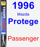 Passenger Wiper Blade for 1996 Mazda Protege - Vision Saver