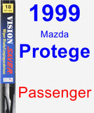 Passenger Wiper Blade for 1999 Mazda Protege - Vision Saver