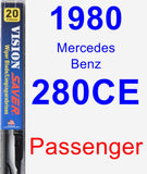 Passenger Wiper Blade for 1980 Mercedes-Benz 280CE - Vision Saver