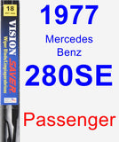 Passenger Wiper Blade for 1977 Mercedes-Benz 280SE - Vision Saver