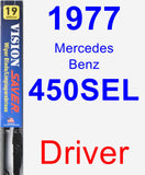 Driver Wiper Blade for 1977 Mercedes-Benz 450SEL - Vision Saver