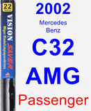 Passenger Wiper Blade for 2002 Mercedes-Benz C32 AMG - Vision Saver