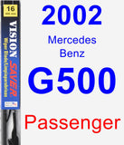 Passenger Wiper Blade for 2002 Mercedes-Benz G500 - Vision Saver