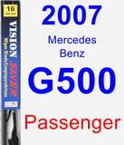 Passenger Wiper Blade for 2007 Mercedes-Benz G500 - Vision Saver