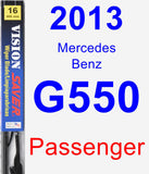 Passenger Wiper Blade for 2013 Mercedes-Benz G550 - Vision Saver