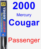 Passenger Wiper Blade for 2000 Mercury Cougar - Vision Saver