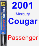 Passenger Wiper Blade for 2001 Mercury Cougar - Vision Saver
