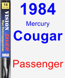 Passenger Wiper Blade for 1984 Mercury Cougar - Vision Saver