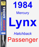 Passenger Wiper Blade for 1984 Mercury Lynx - Vision Saver