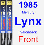 Front Wiper Blade Pack for 1985 Mercury Lynx - Vision Saver