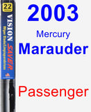 Passenger Wiper Blade for 2003 Mercury Marauder - Vision Saver