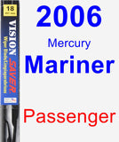 Passenger Wiper Blade for 2006 Mercury Mariner - Vision Saver