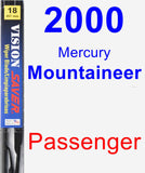 Passenger Wiper Blade for 2000 Mercury Mountaineer - Vision Saver