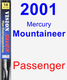 Passenger Wiper Blade for 2001 Mercury Mountaineer - Vision Saver