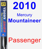 Passenger Wiper Blade for 2010 Mercury Mountaineer - Vision Saver