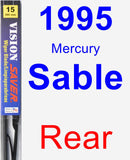 Rear Wiper Blade for 1995 Mercury Sable - Vision Saver