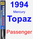 Passenger Wiper Blade for 1994 Mercury Topaz - Vision Saver