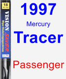 Passenger Wiper Blade for 1997 Mercury Tracer - Vision Saver