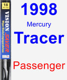 Passenger Wiper Blade for 1998 Mercury Tracer - Vision Saver